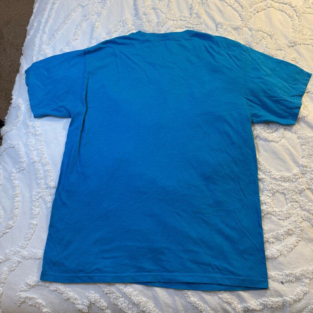 Quiksilver Youth Blue Graphic Tee Shirt Size M – Great Pre-Owned Condition - Picture 6 of 7